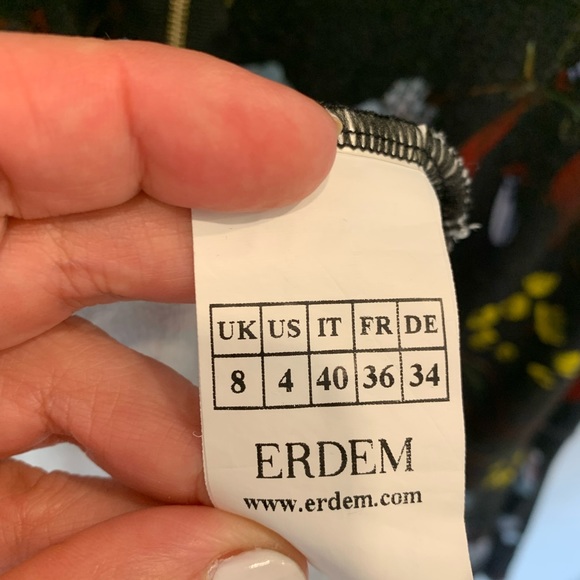 Erdem floral Darlina mini dress. Size 4 U.S. - Picture 4 of 6